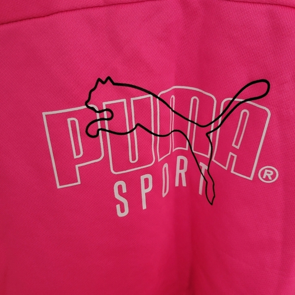 Puma Sport Woman's Cropped Pink Pullover - Picture 6 of 6